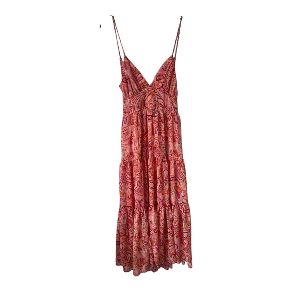Jessica Simpson Pink Patterned Dress Size M.